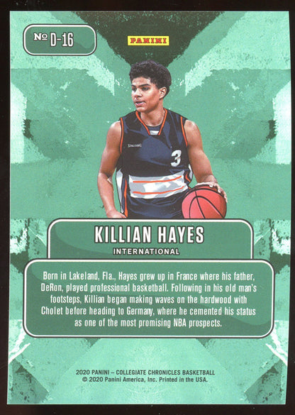 TEST - Panini Collegiate Chronicles Basketball Killian Hayes Downtown #D-16